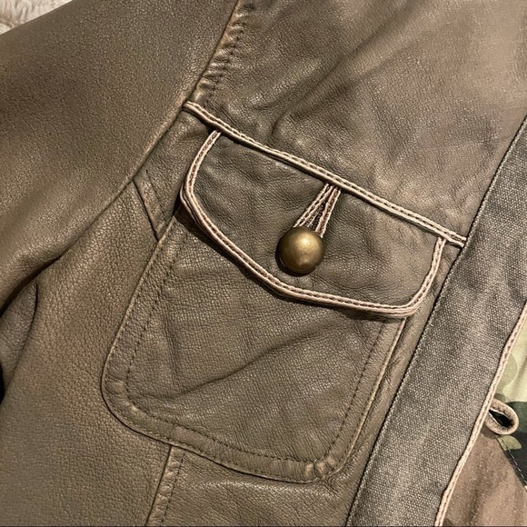 Wilson’s Leather Cropped Military/Band Jacket S - Picture 12 of 14